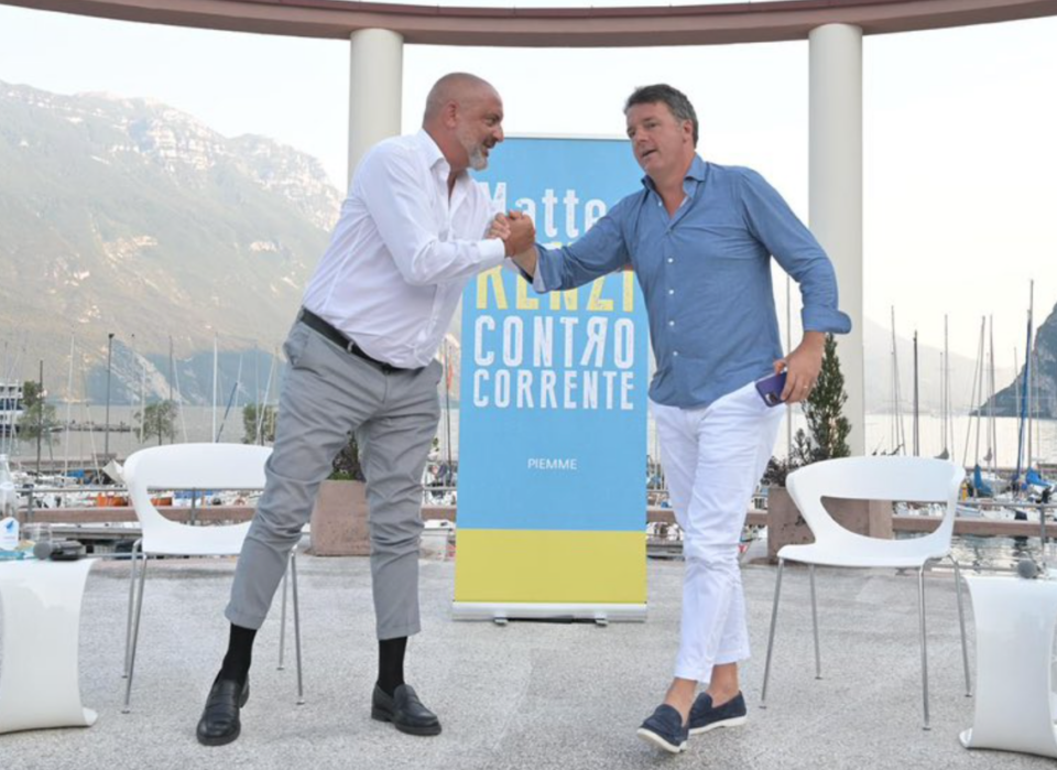 Matteo Renzi Controcorrente Giuseppe Conte
