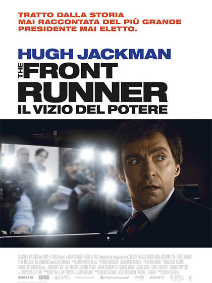 Hugh Jackman è il senatore Gary Hart nel film The Front Runner - Il vizio del potere