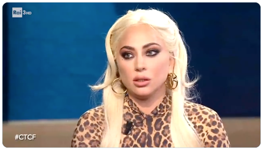 Lady Gaga Fabio Fazio Che tempo che fa Ascolti Tv