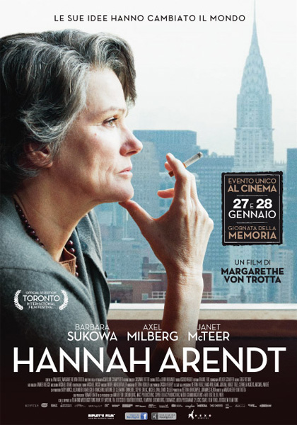 Film Tv 27 gennaio. Hannah Arendt e la banalità del male
La recensione di VigilanzaTv