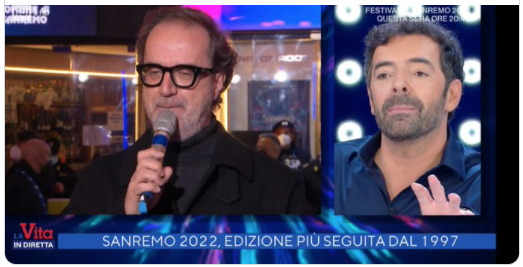 Stefano Coletta Alberto Matano Sanremo 2022