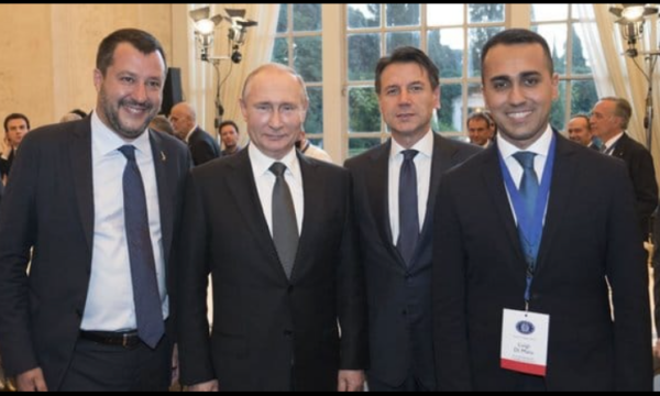 Scanzi attacca Salvini per foto con Putin, ma taglia Conte e Di Maio
