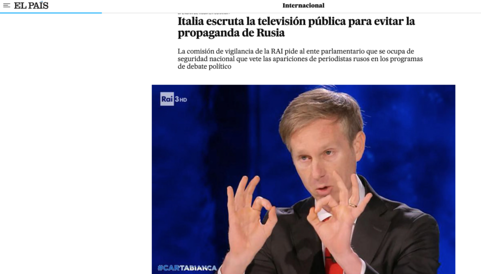 Alessandro Orsini El País