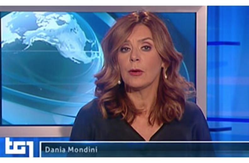La giornalista del Tg1 Dania Mondini