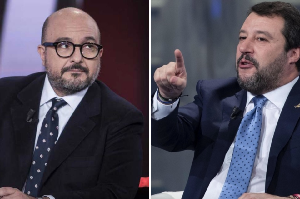 Gennaro Sangiuliano e Matteo Salvini