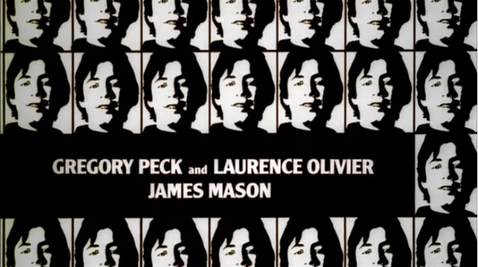 I ragazzi venuti dal Brasile con Gregory Peck, Laurence Olivier e James Mason 