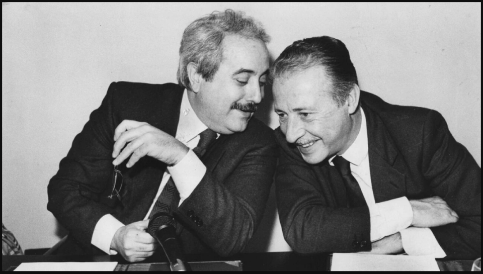 Giovanni Falcone e Paolo Borsellino fotografati da Tony Gentile