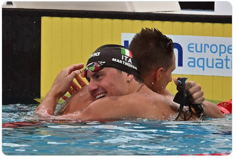 Niccolò Martinenghi e Federico Poggio agli Europei di Nuoto 2022