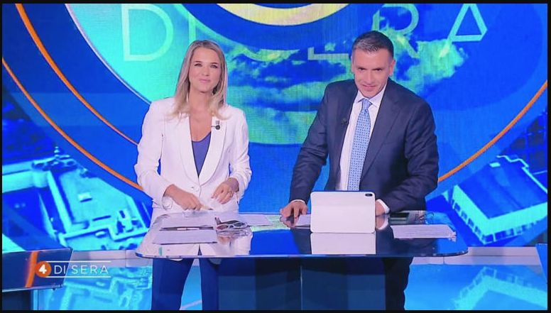 Roberto Poletti e Francesca Barra conducono 4 di Sera Weekend su Rete4